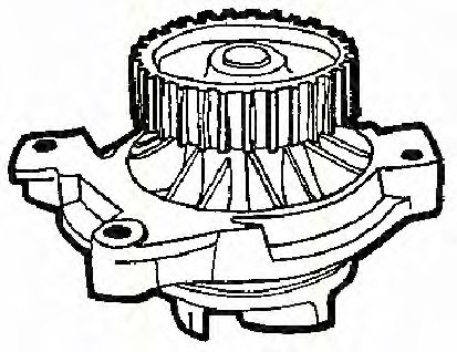 TRISCAN 8600 29962 Water Pump
